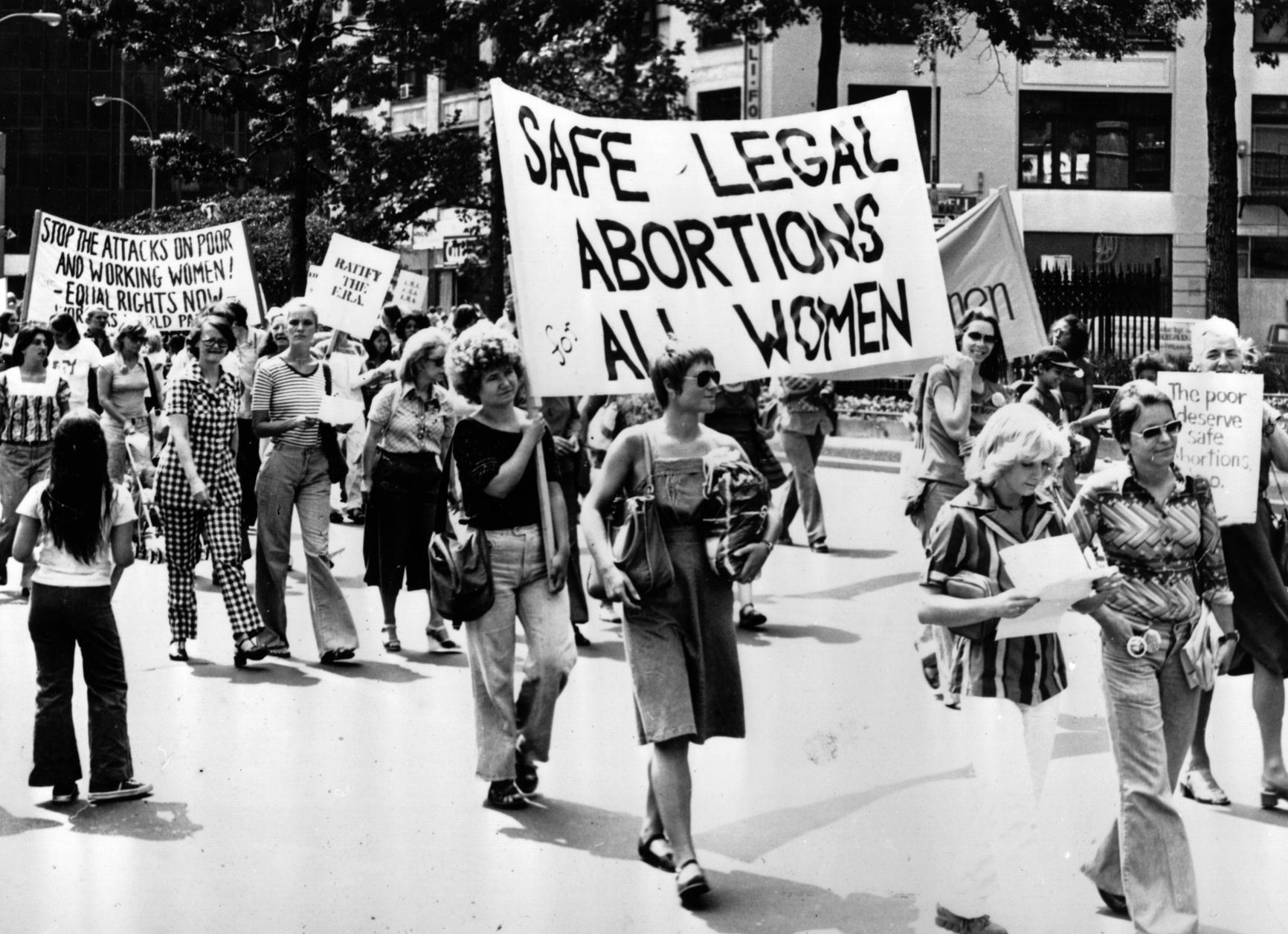 Rally for the legalization of abortion. New York (USA), 1977. 